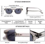 Unisex Vintage Round Tinted Sunglasses for Fashion