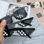 3 Pack Thug Life Pixel Mosaic Sunglasses