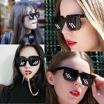 3 Pack Thug Life Pixel Mosaic Sunglasses