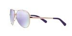 Michael Kors Chelsea Rose Gold Sunglasses, Purple Mirror