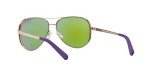 Michael Kors Chelsea Rose Gold Sunglasses, Purple Mirror