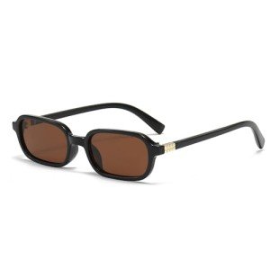 Retro Rectangle Sunglasses - Vintage 90s Style