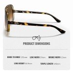 Ray-Ban RB4125 CATS 5000 Pilot Sunglasses Bundle