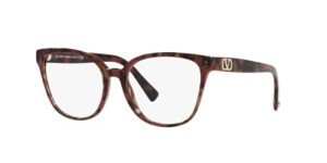 Valentino VA3072 Red Havana Sunglasses Frame 52mm