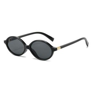 Gleyemor 90s Retro Oval Sunglasses for All