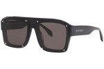 Alexander McQueen AM 0335 Black/Grey Sunglasses
