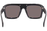 Alexander McQueen AM 0335 Black/Grey Sunglasses