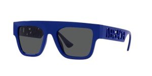 Versace Bluette Frame Sunglasses with Dark Lenses