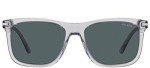 Prada PR 18WS Men's Grey Crystal/Blue Sunglasses