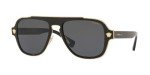 Versace Medusa Charm Polarized Square Sunglasses Bundle