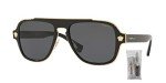 Versace Medusa Charm Polarized Square Sunglasses Bundle
