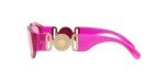 Versace Transparent Fuchsia Frame Sunglasses 53MM