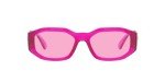Versace Transparent Fuchsia Frame Sunglasses 53MM