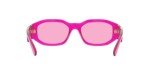 Versace Transparent Fuchsia Frame Sunglasses 53MM