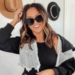 SOJOS Vintage Cat Eye Polarized Sunglasses for Women