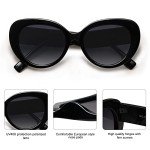 SOJOS Vintage Cat Eye Polarized Sunglasses for Women