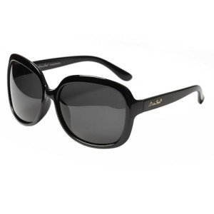 LianSan Oversized Women’s Polarized Sunglasses - Black
