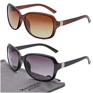 Madison Avenue Classic Vintage Sunglasses - 2 Pack