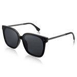 FEISEDY Oversized Retro Square Polarized Sunglasses