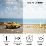 FEISEDY Oversized Retro Square Polarized Sunglasses