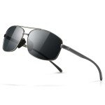 SUNGait Lightweight Polarized Rectangular Sunglasses