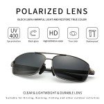 SUNGait Lightweight Polarized Rectangular Sunglasses