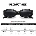 Trendy Oval 90s Retro Sunglasses for All