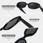 Trendy Oval 90s Retro Sunglasses for All