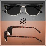 Trendy Polarized Semi-Rimless Sunglasses for All