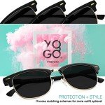 Trendy Polarized Semi-Rimless Sunglasses for All