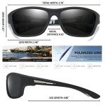 Men’s Polarized Sport Wrap Sunglasses - 3 Pairs