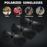 MEETSUN Polarized UV400 Sunglasses - 3 Pack