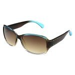 Turquoise Studded Square Sunglasses for Women
