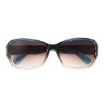 Turquoise Studded Square Sunglasses for Women