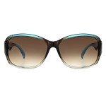 Turquoise Studded Square Sunglasses for Women