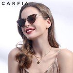 Chic Polarized Pink Tortoise Sunglasses for Women