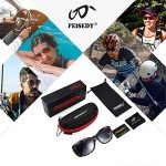 FEISEDY Vintage Square Polarized Sunglasses - Havana