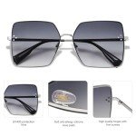 Trendy Oversized Square Sunglasses for Women
