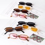 Retro Rectangle Sunglasses - Vintage 90s Style