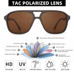 Polarized Aviator Sunglasses for Men and Women