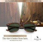 CARFIA Polarized Square Sunglasses for Men