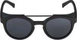 ALPINA Black Matte Oval Designer Sunglasses