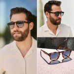WearMe Pro Retro Polarized Men's Sunglasses