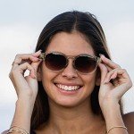 Tifosi Svago Sunglasses - Crystal Champagne & Brown Gradient