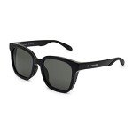 Alexander McQueen AM 0295 SK-001 Black Grey Sunglasses