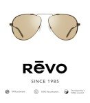 Revo Metro Aviator Sunglasses with Polarized Lenses