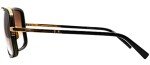 Dita Mach-One 18K Gold Sunglasses - Black/Brown