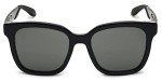Alexander McQueen AM 0295 SK-001 Black Grey Sunglasses