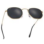 Pro Acme Hexagonal Small Square Sunglasses - Gold