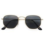 Pro Acme Hexagonal Small Square Sunglasses - Gold